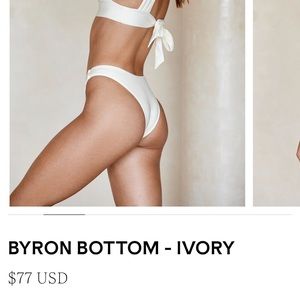 Monday Swimwear Byron Bottom - Ivory